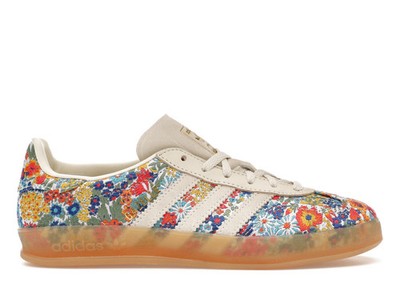 Size 6.5W adidas Gazelle Indoor Liberty London Floral Embroidery (Women's)