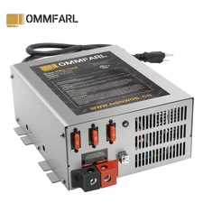 75AMP 110VAC to 12VDC Power Supply Converter Battery Charger for RV White