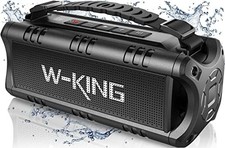 W-KING Bluetooth Speaker, 30W RMS 60W Peak Portable Wireless Loud Speakers