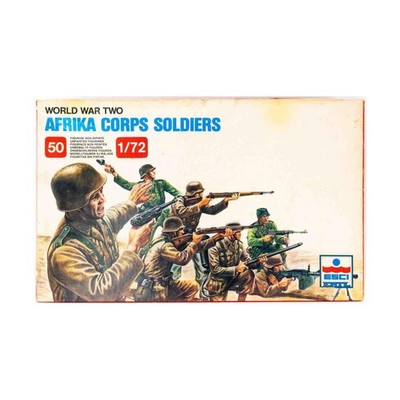 ESCI Historical Plastic 1/72 Afrika Corps Soldiers VG+/NM