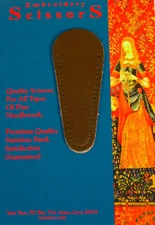 Leather Sheath for Embroidery Scissors ~ Needlepoint, Embroidery, X-Stitch