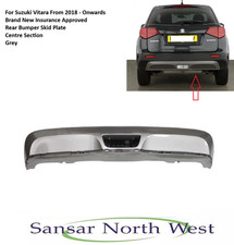 For Suzuki Vitara - Rear Bumper Skid Plate Trim Silver - 2018 Onwards Model