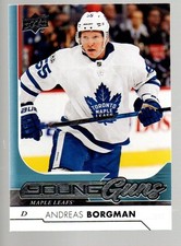 2017-18 Upper Deck #229 Andreas Borgman Young Guns RC