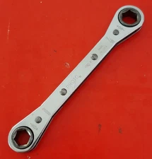 Proto Ratcheting Double End Box Wrench 6pt Point 3/8" x 7/16" 1192 Engraved