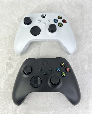 Lot of 2 Microsoft Xbox Series X|S Wireless Controllers Robot White Carbon Black