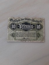 Notgeld Stadt Lüneburg 10 Pfennig um 1920