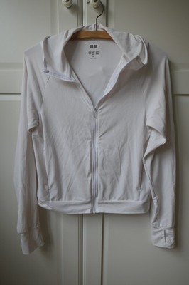 UNIQLO Sportjacke Airism weiss Gr. XS sgt. Zustand