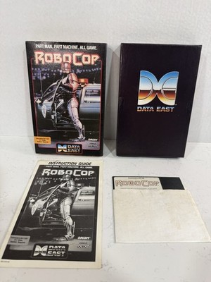 RoboCop Commodore 64/128 C64 5.25 Disk CIB Data East Big Box Tested Working 1988