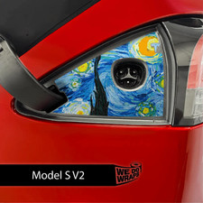 Starry Night Tesla Charge Port Wrap  Model S