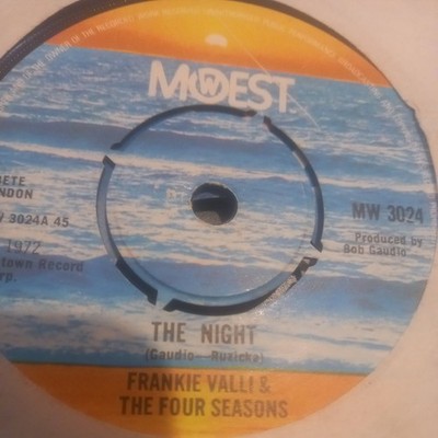 Frankie Valli & The Four Seasons The Night 7'' northern soul play tested VG+