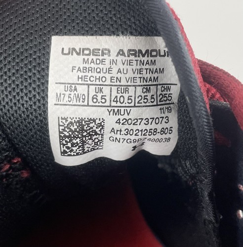 Zapatos de baloncesto para hombre Under Armour Curry 7 Underrated Tour talla 7,5 3021258-605 - Imagen 11 de 11