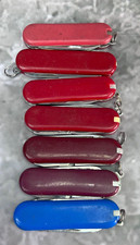 Small Army Knife 58mm - Lot of 7 Red Blue