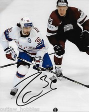 Norway Mats Zuccarello Autographed Signed 8x10 NHL Photo COA E