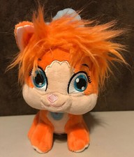 Disney Palace Pets Treasure Orange Kitten Plush Animal Princess Ariel's Cat 8"