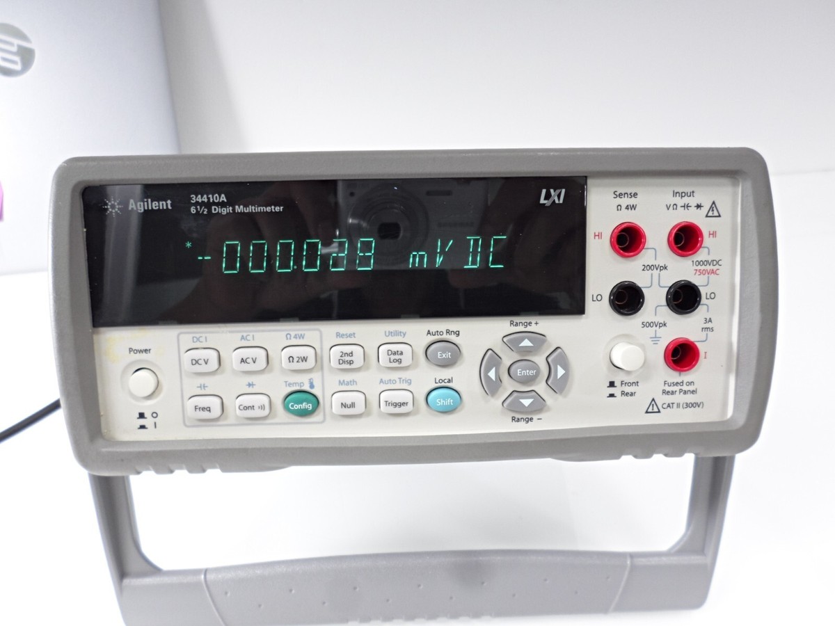 Agilent 34410A デジタルマルチメーター 測定器ガレージ | 34410A デジタル・マルチメータ、6 1/2桁: 汎用計測