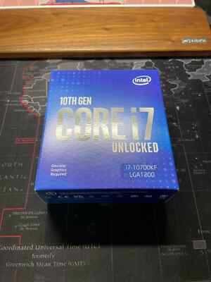 New Intel Core i7-10700KF Processor (5.1 GHz, 8 Cores, Socket LGA1200, Box)