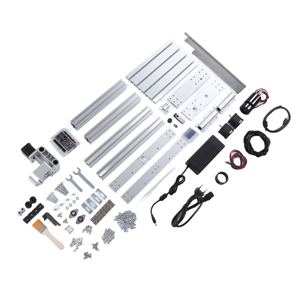 CNC-Graviermaschine, kleines 3-Achsen-Schneidegerät, CNC-Fräser-Set (EU-Stecker) - Bild 3 von 4