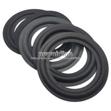 2pcs 4.5" Inch Speaker Foam Edge Folded Ring Woofer Surround Circle Repair Parts