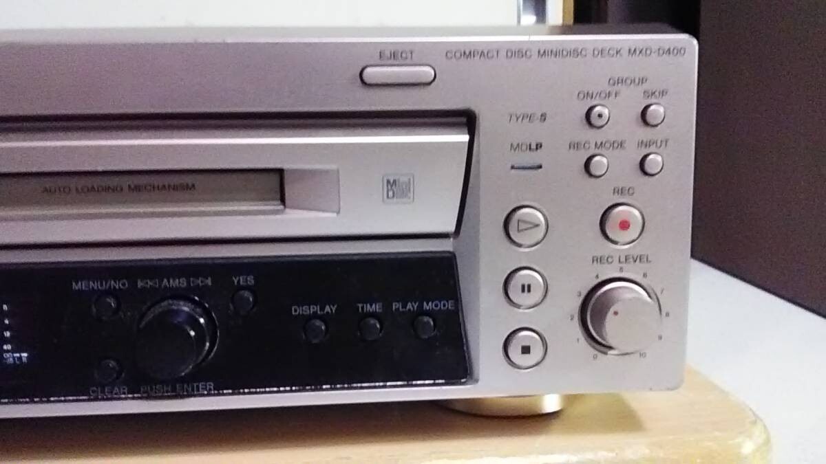 SONY MXD-D400 MD Deck Mini Disk Deck Audio Player Recorder MDLP | eBay