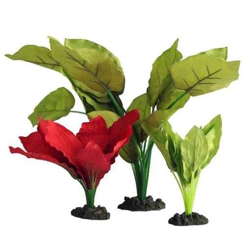 #24249 Aqua One Silk Plant Pack of 3 - Decorate Aquarium Fish Tank With Plants - Picture 3 of 4