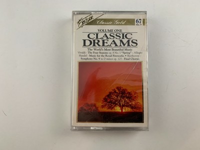 Classic Dreams Volume 1 (Cassette Tape Excelsior) Classic Gold 67 Minutes 