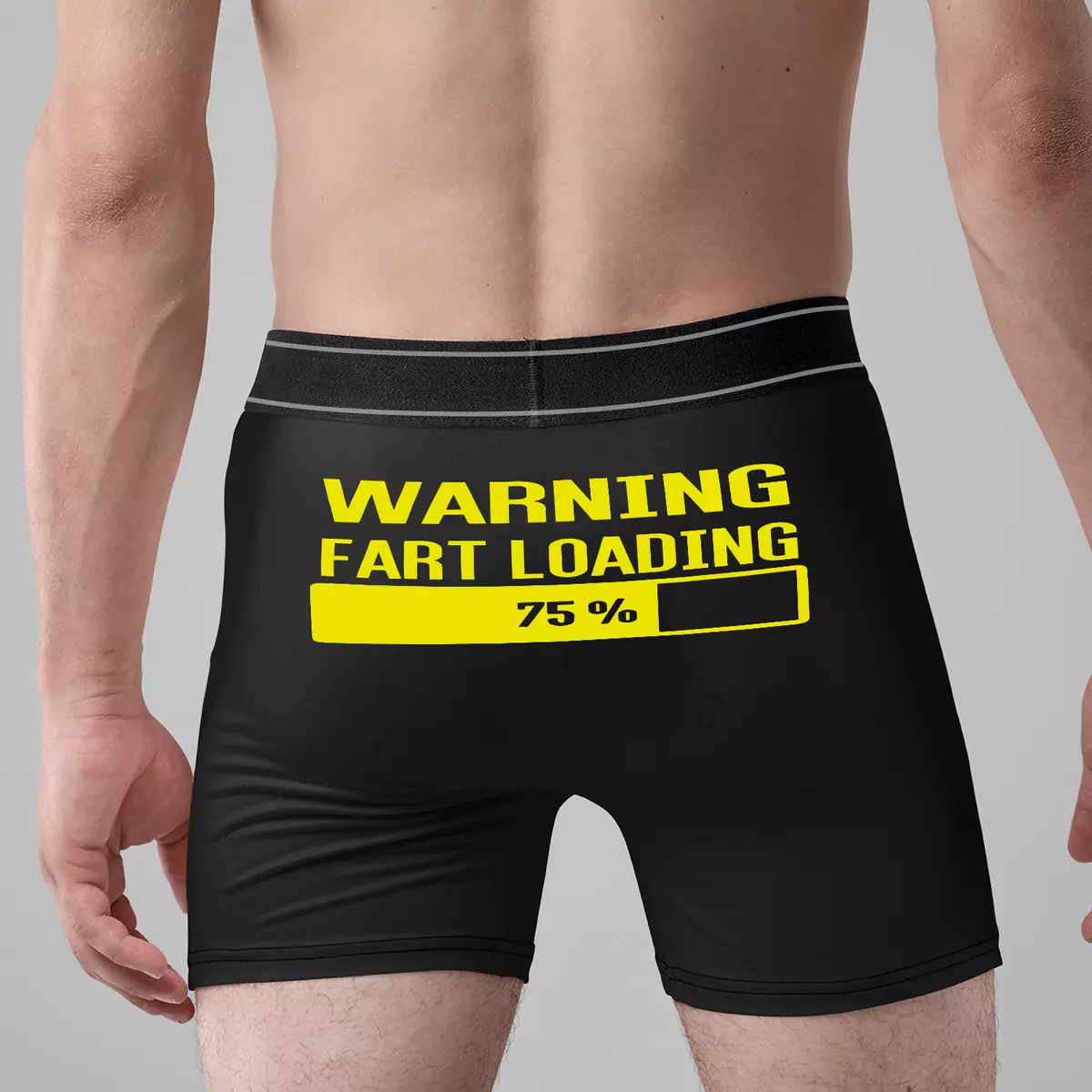 Fart Loading Mens Boxers - Novelty Warning Valentines Day Funny