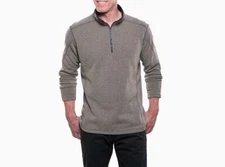 Kuhl Revel 1/4 Zip Men's Sweater in Oatmeal (Beige) - Brand New w/ Original Tags
