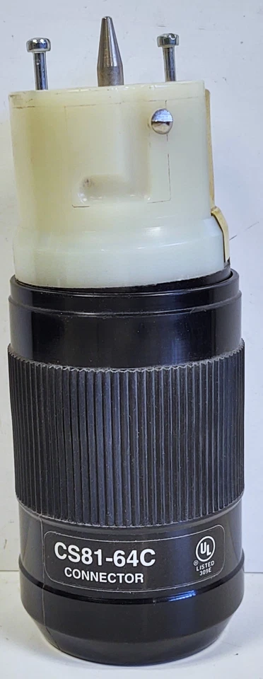 Enchufe hembra Leviton CS81-64C 480 V 50 A de giro y tracción trifásica Foto 2 de 3