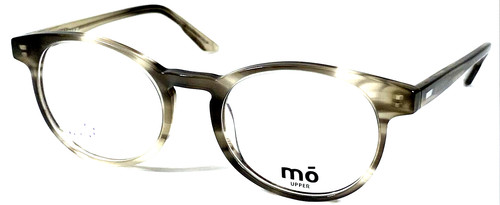 MŌ EYEWEAR “UPPER” NOS Gray Transparent Tortoise Eyeglasses Frame 52-20-145