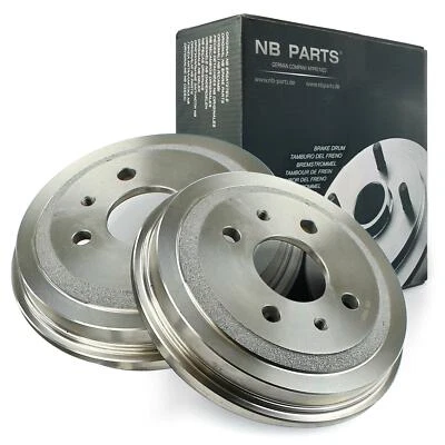 2X Tambour De Frein Arrière Pour Fiat Cinquecento 170 Seicento 187 - Photo 1/2