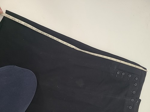 Gonna Navale Vintage, Nero, Lacciata Frontale, Uniforme Militare Retro - Foto 19 di 24