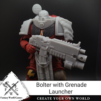 Bolter w Grenade Launcher McFarlane Toys Battle Brother Action Figures Boltgun