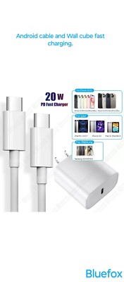 All Android Phone,20W Type C Fast Charger 