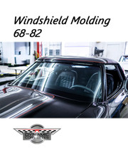 Corvette Fiberglass Windshield Molding - Fits Any 68-82 Coupe Or Convertible