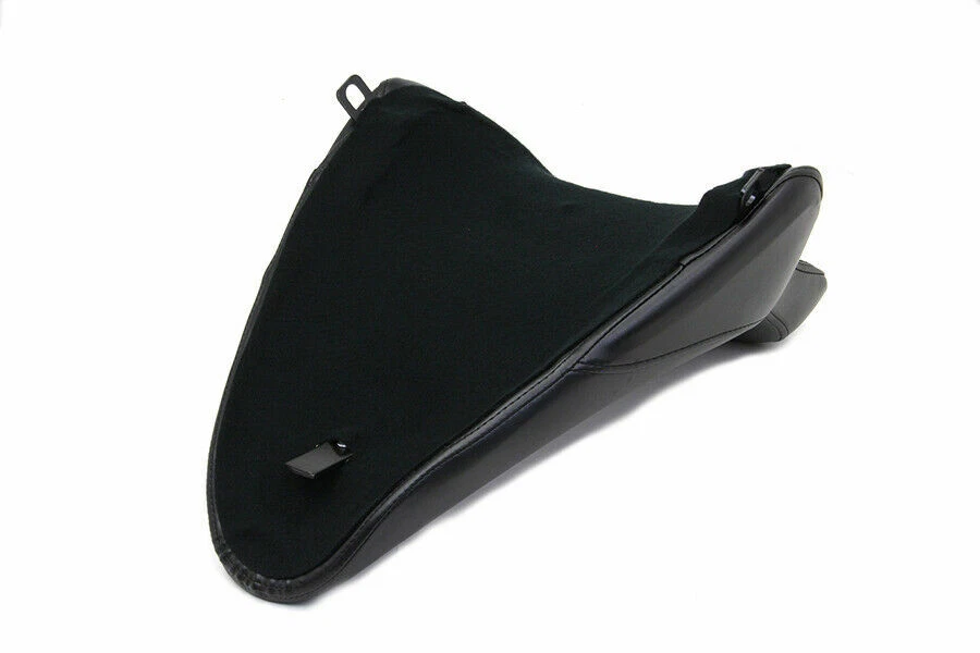 Asiento individual con canastilla V-Twin negro para Harley Softail 2000-2005 Foto 2 de 4