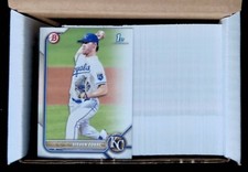 250x LOT - STEVEN ZOBAC  ROYALS  RC 1st card    2022 BOWMAN DRAFT #BD-101