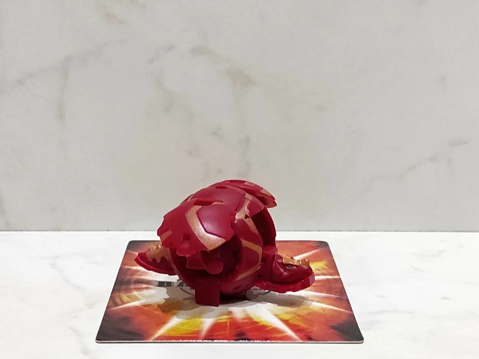 HTF BAKUGAN B2 Pyrus SAURUS 540/550/650G Spin Master/Sega Toys New Rare - Image 2 of 4