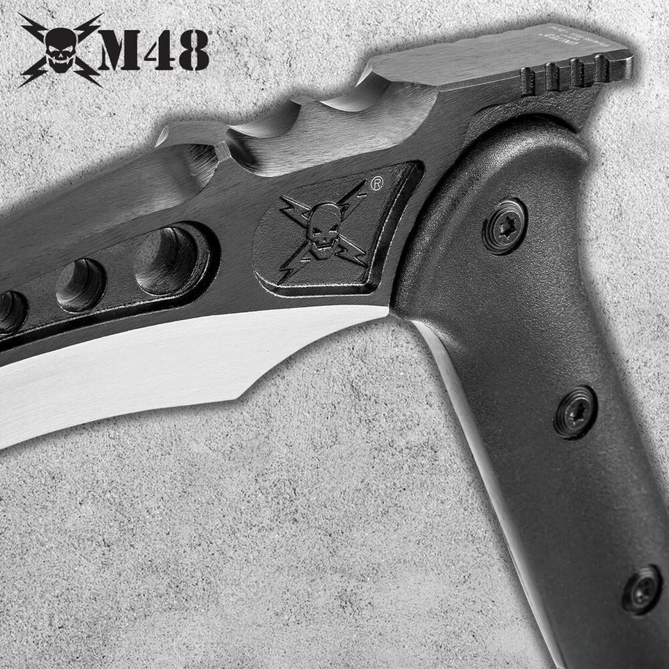 Steel Kama M48 Tactical Kama with Sheath | Farming Sickle | Stainless Steel Blade ...