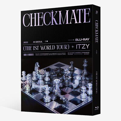 2022 ITZY THE 1ST WORLD TOUR (CHECKMATE) in SEOUL [DVD/BLU-RAY] with GIFT  SEALED