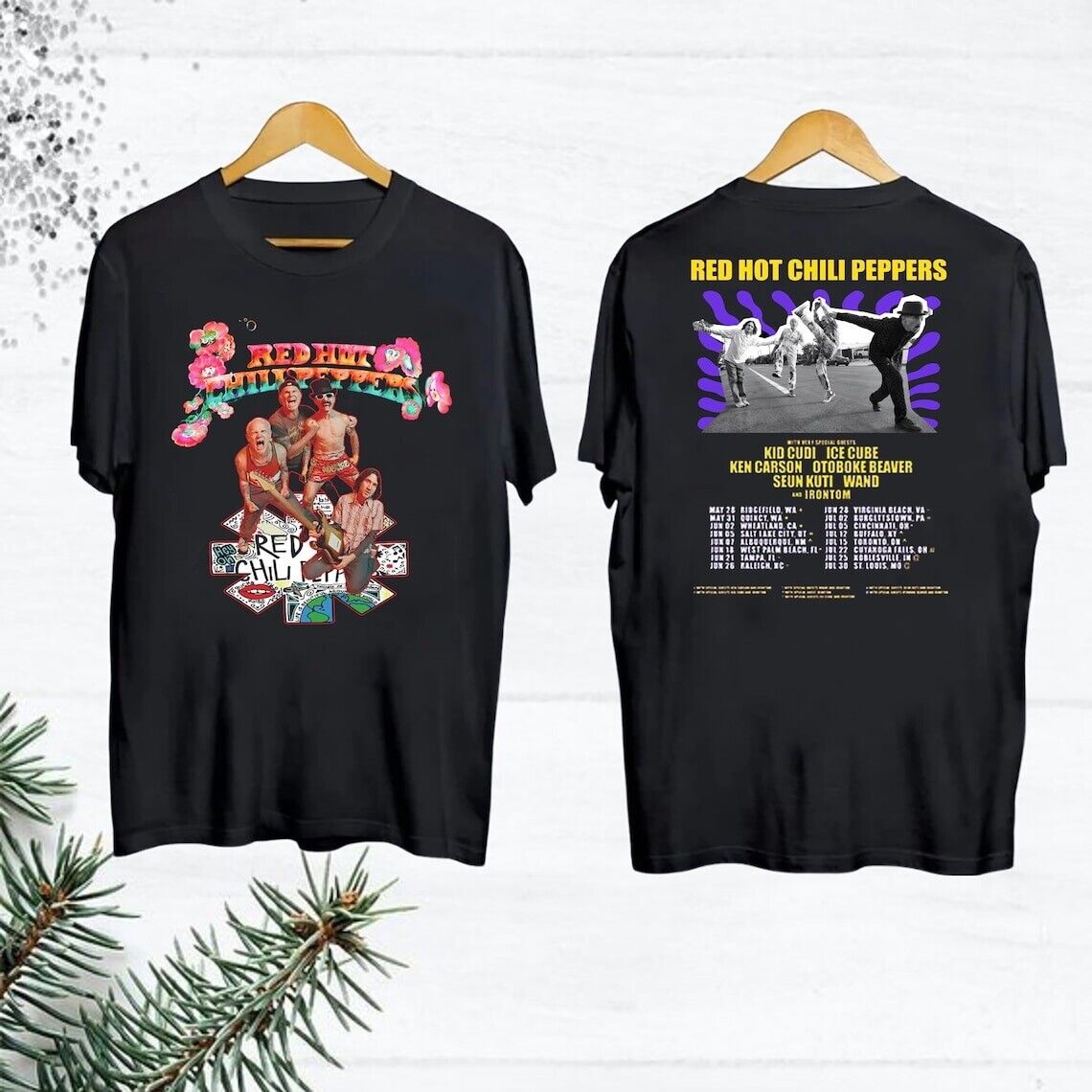 Red Hot Chili Peppers The Unlimited Love Tour 2024 T-Shirt Red Hot Chili Peppers The Unlimited Love Tour 2024 T-Shirt