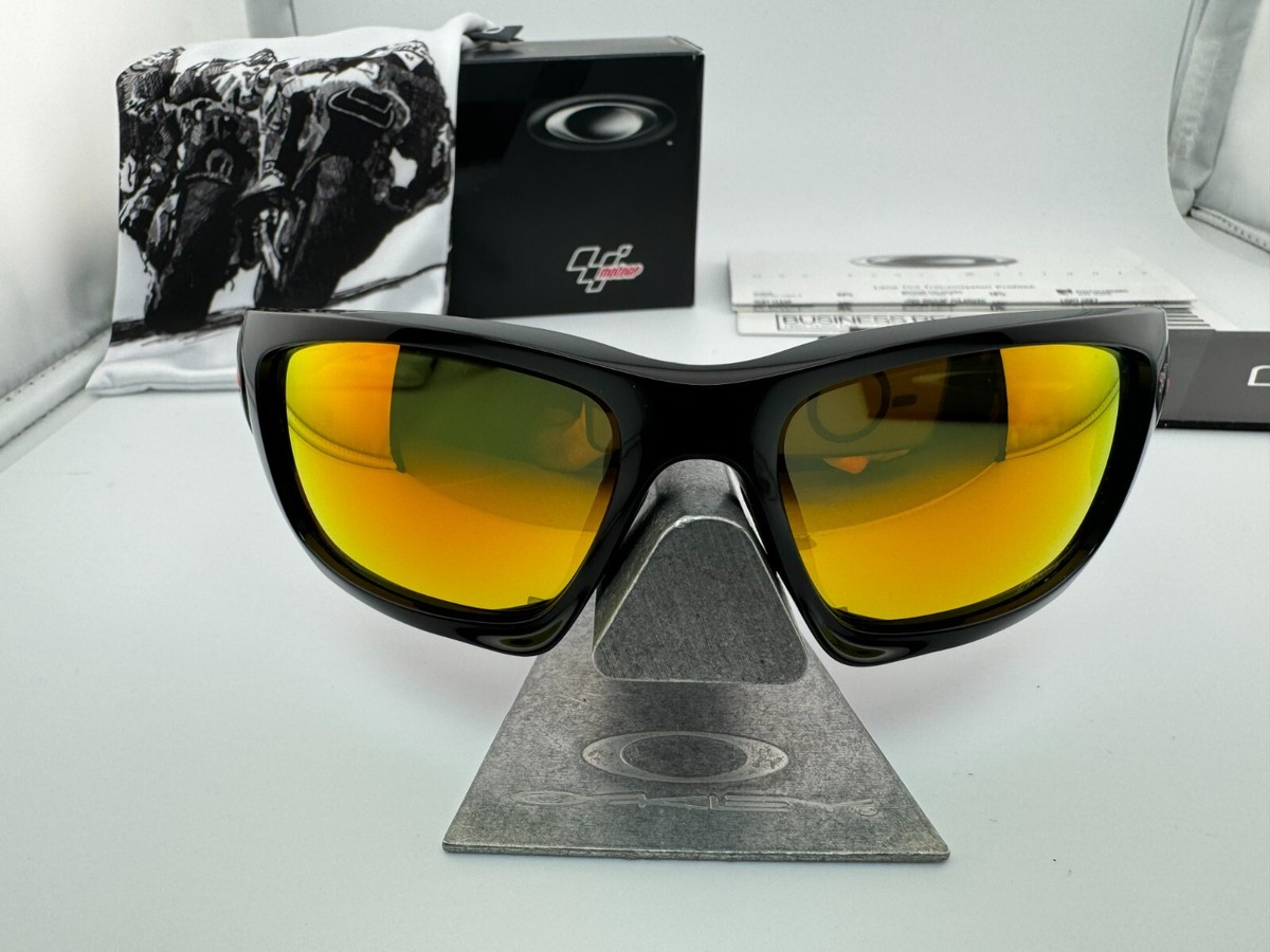 OAKLEY SCALPEL MOTO GP STONER POLISHED BLACK FIRE IRIDIUM