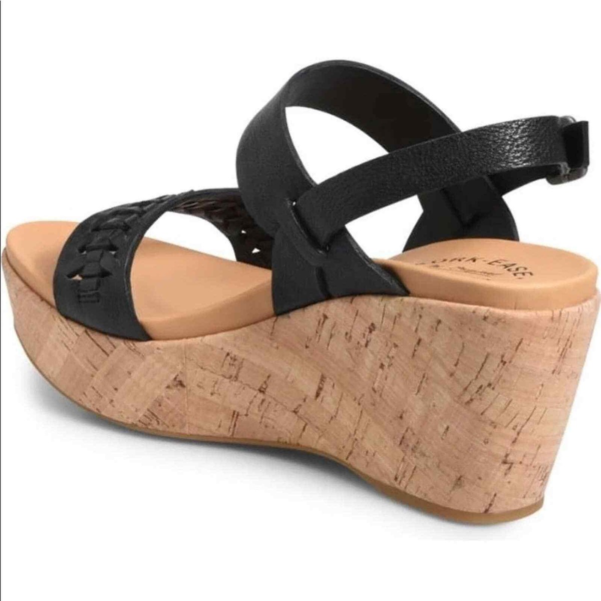 Platform Wedge Kork Ease Austin Braid Kork-Ease Leather Cushioned