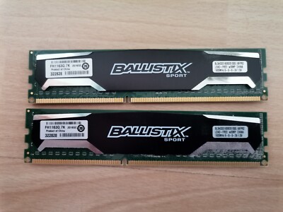 Crucial Ballistix Sport 8 GB (2x4GB) BLS4G3D1609DS1S00 DDR3 PC3-12800