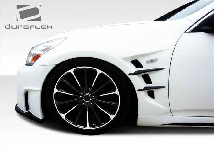 For 2007-2013 G Sedan G25 G35 G37 Duraflex W-1 Fenders - 2 Piece Foto 3 de 4