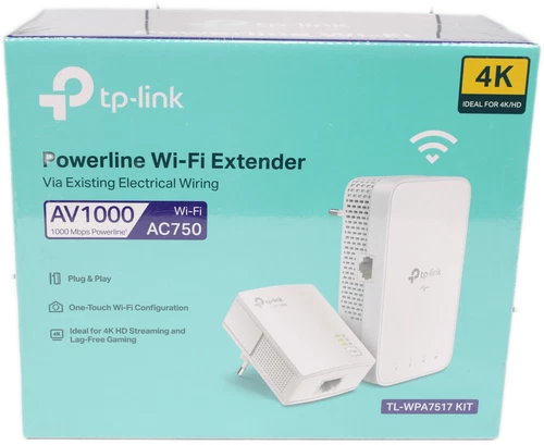 TP-Link TL-WPA7517 Ver. 1.0 AV1000 Gigabit Powerline Wi-Fi Kit | Wi-Fi Extender