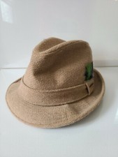 VTG MEN'S STETSON WOOL TWEED FEDORA HAT MADE IN USA 7 1/4