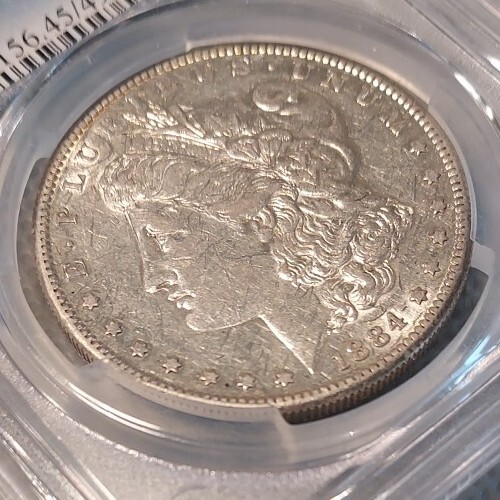 Gold Shield 1884 S PCGS XF45 Morgan Silver Dollar Rare Key Date Coin XF-45 - Picture 3 of 7