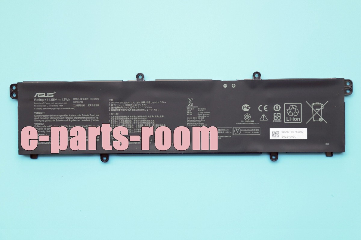 Genuine B31N1915 C31N1915 Battery For Asus EXPERTBook B1400CEAE