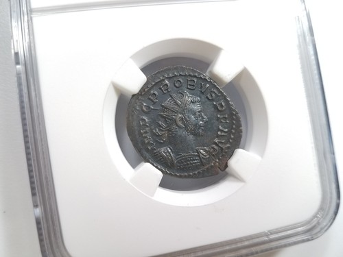 Probus Roman Empire NGC Ch AU Aurelianianus Cornucopia Caduceus Felicitas Tempor - Picture 7 of 21