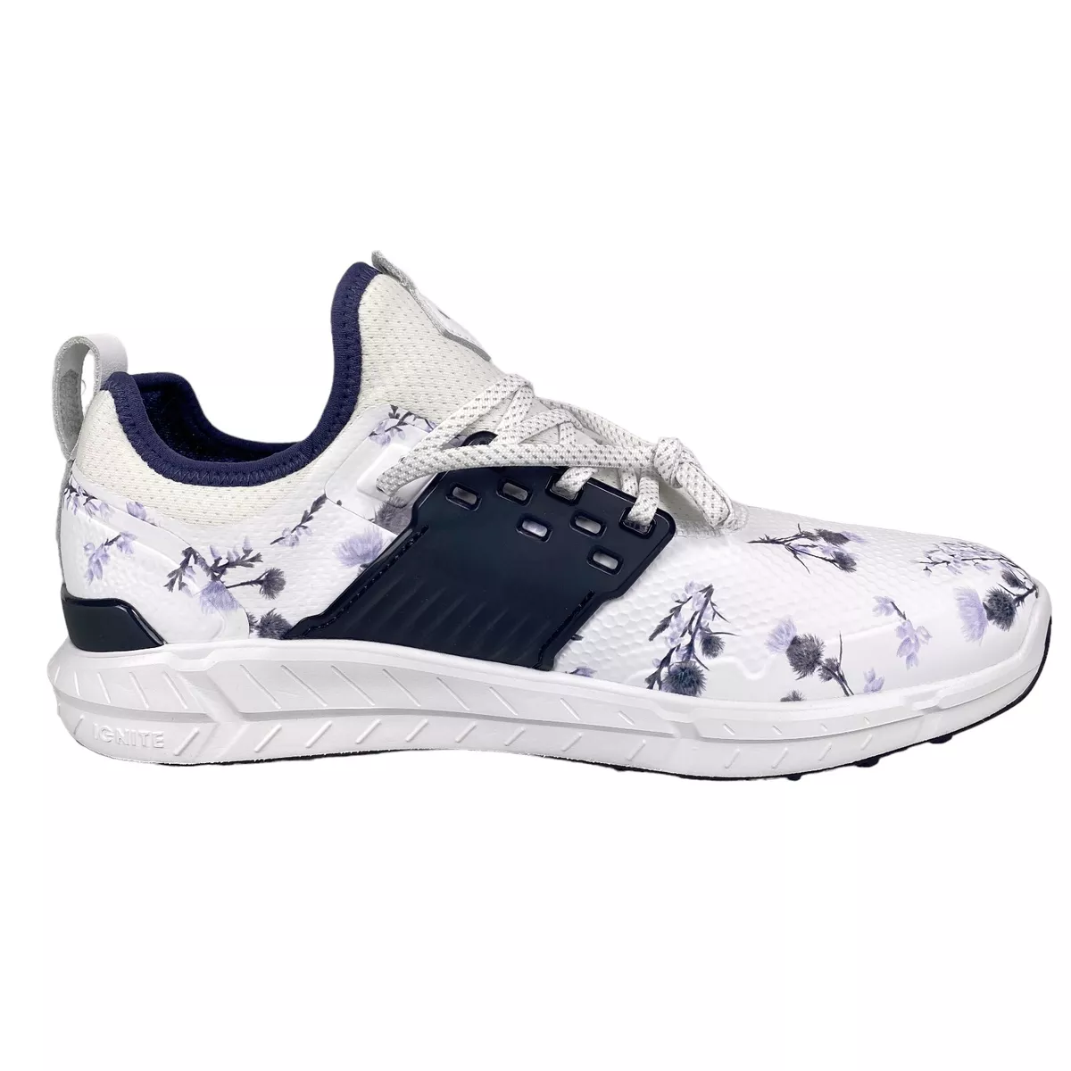 PUMA IGNITE Articulate Lowlands Men's Golf Shoes (Size 10.5) White Blazing Blue